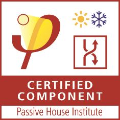 okná sú certifikované Passivhausinstitut Dr. Wolfgang Feist okná sú certifikované Passivhausinstitut Dr. Wolfgang Feist